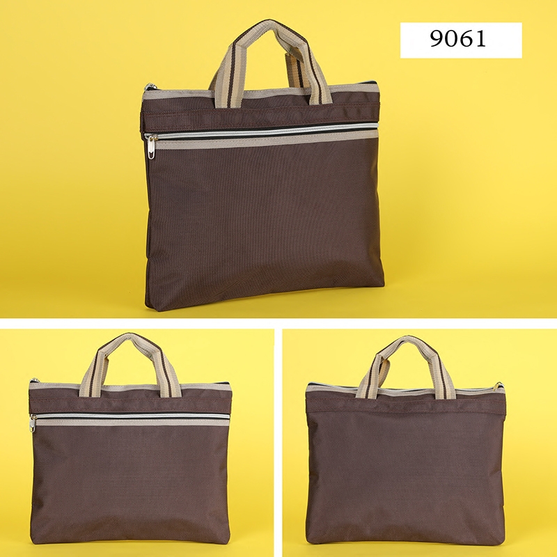 กระเป๋าใส่เอกสารแบบซองซิป กระเป๋าใส่เอกสารแบบมีหูหิ้ว รุ่น 9061