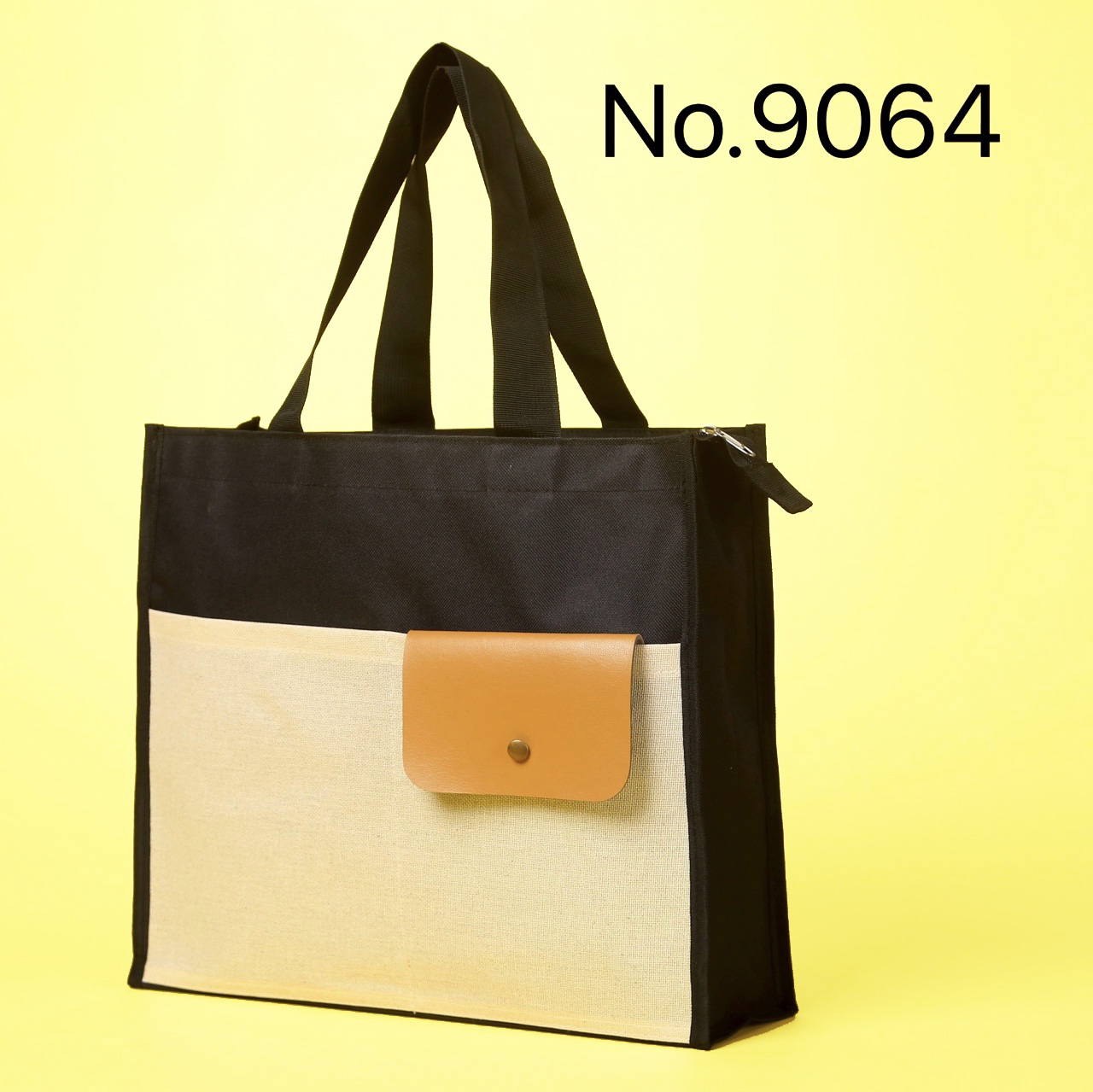 กระเป๋าถือ กระเป๋าใส่เอกสารผ้ากระสอบแคนวาส รุ่น 9064